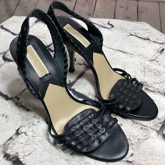 8.5 MICHAEL KORS COLLECTION D’Orsay sandals EUC - Picture 1 of 16